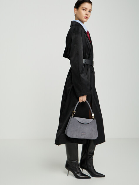 Женская сумка  COCCINELLE HANDBAG SUEDE LEATH./GRAINED L, Артикул E1 VCL 18 02 01, сине-серый | 5243031. Ракурс 5