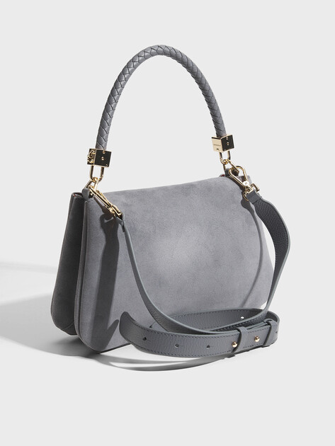 Женская сумка  COCCINELLE HANDBAG SUEDE LEATH./GRAINED L, Артикул E1 VCL 18 02 01, сине-серый | 5243031. Ракурс 3