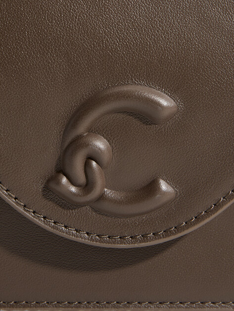 Женская сумка  COCCINELLE HANDBAG SMOOTH LEATHER, Артикул E1 VJF 12 01 01, серовато-коричневый | 5243038. Ракурс 2