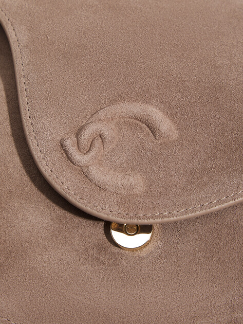 Женская сумка  COCCINELLE HANDBAG SUEDE LE./GRAINED LE., Артикул E1 VJG 12 01 01, пыльно-бежевый | 5243048. Ракурс 2