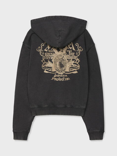 Женское худи DIESEL F-PHOENY, Артикул A23556, черный | 5243789. Ракурс 6 Женское худи DIESEL F-PHOENY, Артикул A23556, черный | 5243789. Ракурс 6