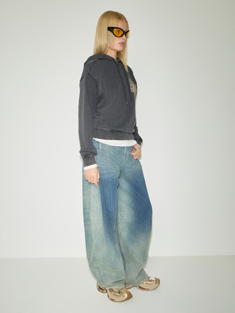 Женское худи DIESEL F-PHOENY, Артикул A23556, черный | 5243789. Ракурс 2 Женское худи DIESEL F-PHOENY, Артикул A23556, черный | 5243789. Ракурс 2