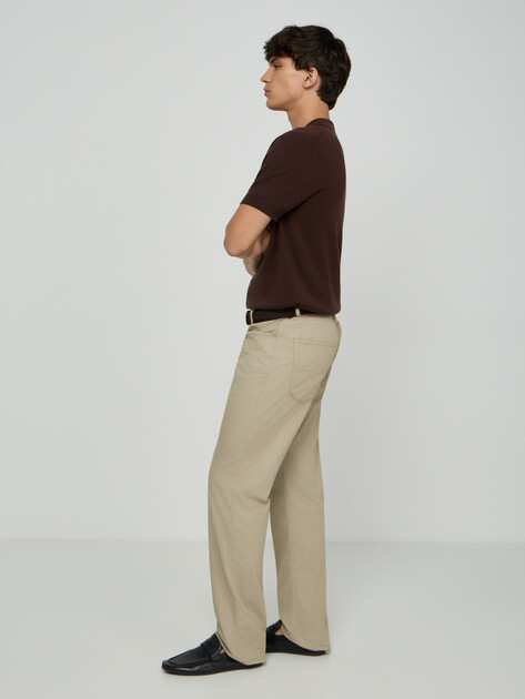 Мужские брюки GUESS ANGELS, Артикул M6GAN2W1698, бежево-серый | 5255416. Ракурс 3 Мужские брюки GUESS ANGELS, Артикул M6GAN2W1698, бежево-серый | 5255416. Ракурс 3