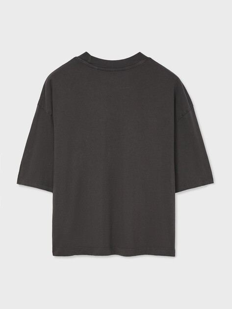 Женская футболка GUESS SS HEARTFLAME OS TEE, Артикул W6GI30K3167, черный | 5256045. Ракурс 7