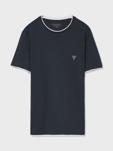 Мужская футболка GUESS CN SS DOUBLE LAYER T-SHIRT, Артикул F6GI06K6XN4, темно-синий | 5256055. Ракурс 6 Мужская футболка GUESS CN SS DOUBLE LAYER T-SHIRT, Артикул F6GI06K6XN4, темно-синий | 5256055. Ракурс 6