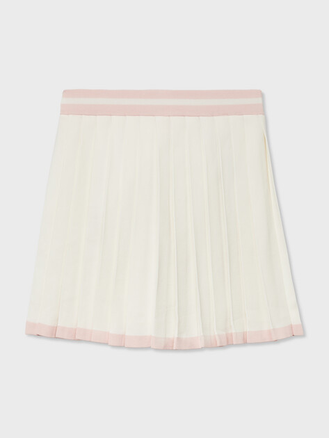 Юбка мини GUESS GABRY PLEATED SKIRT SWTR, Артикул V6GD04Z0649, белый | 5256444. Ракурс 7