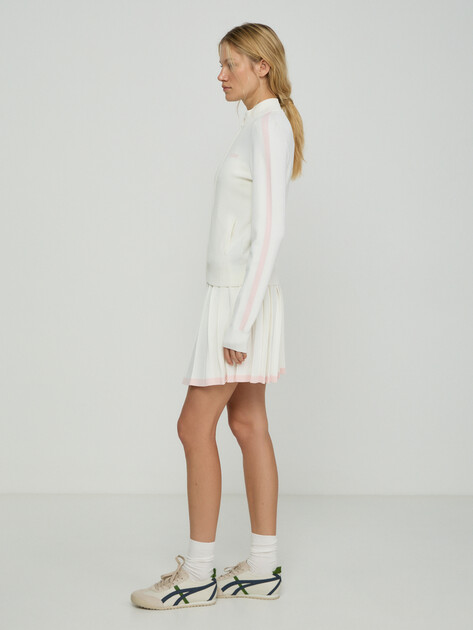 Юбка мини GUESS GABRY PLEATED SKIRT SWTR, Артикул V6GD04Z0649, белый | 5256444. Ракурс 2