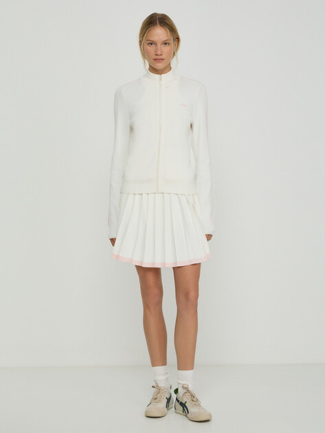 Юбка мини GUESS GABRY PLEATED SKIRT SWTR, Артикул V6GD04Z0649, белый | 5256444. Ракурс 5