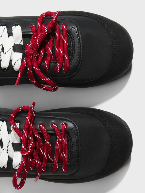 Женские кеды DKNY ARIANNA - LACE UP SNEAKER, Артикул K3600076(K), черный | 5263175. Ракурс 3 Женские кеды DKNY ARIANNA - LACE UP SNEAKER, Артикул K3600076(K), черный | 5263175. Ракурс 3