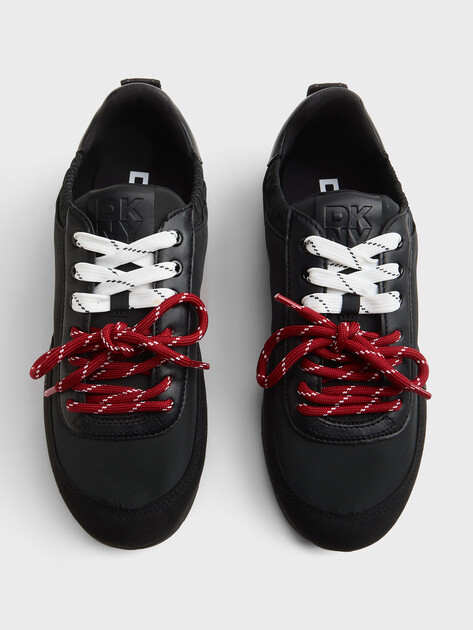 Женские кеды DKNY ARIANNA - LACE UP SNEAKER, Артикул K3600076(K), черный | 5263175. Ракурс 4 Женские кеды DKNY ARIANNA - LACE UP SNEAKER, Артикул K3600076(K), черный | 5263175. Ракурс 4