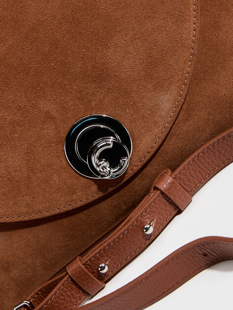 Женская сумка  COCCINELLE HANDBAG SUEDE LEATHER, Артикул E1 TOC 12 01 01, коричневый | 5293747. Ракурс 2