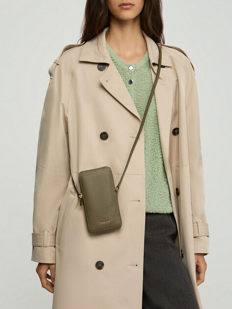 Женская сумка  MICHAEL KORS SM NS DBL ZIP PHONE XBODY, Артикул 32F6GJ6C5L(K), оливковый | 5308825. Ракурс 5