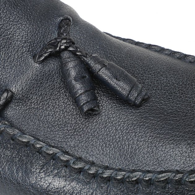 Мужские мокасины OFFICINE CREATIVE, Артикул INDI46, темно-синий | 758611. Ракурс 5