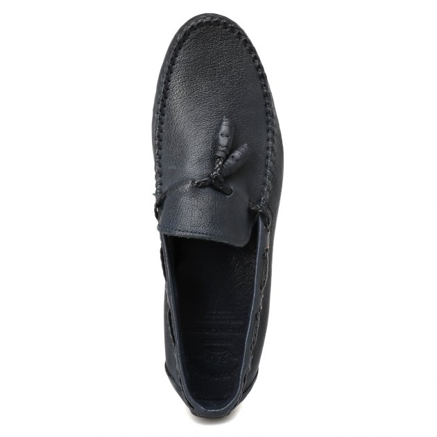 Мужские мокасины OFFICINE CREATIVE, Артикул INDI46, темно-синий | 758611. Ракурс 6