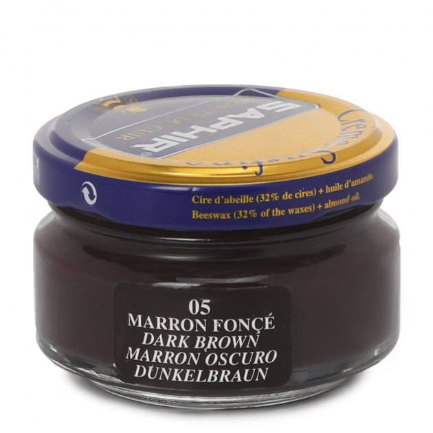 Крем для гладкой кожи SAPHIR, Артикул SURFINE, темно-коричневый | 869064. Ракурс 3