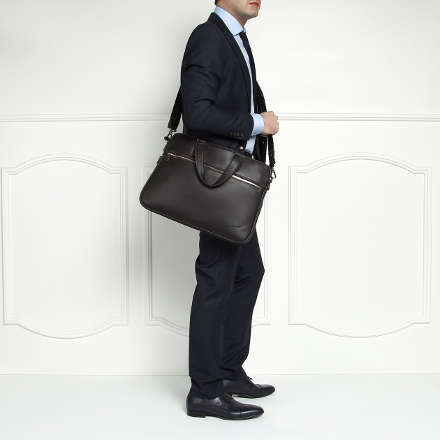 Мужская сумка  GERARD HENON, Артикул 2132, темно-коричневый | 873919. Ракурс 6