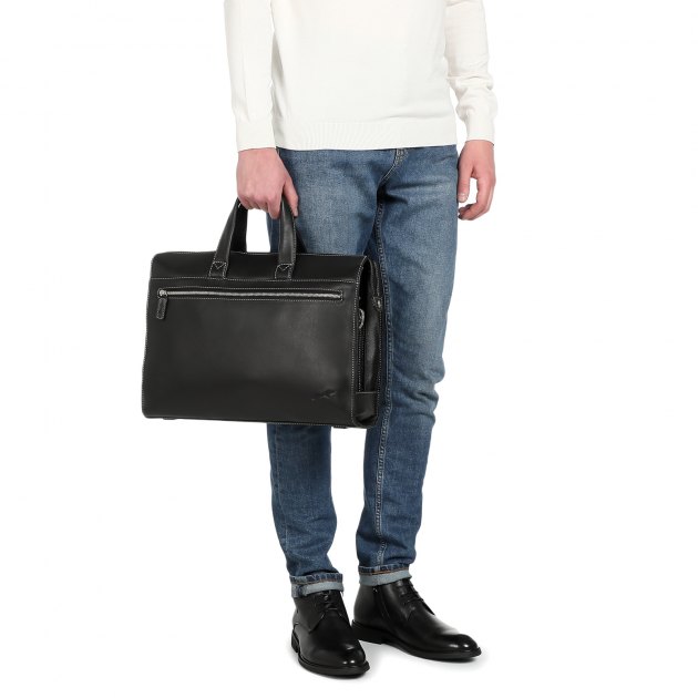 Мужская сумка для ноутбука GERARD HENON, Артикул 2131, черный | 877861. Ракурс 6