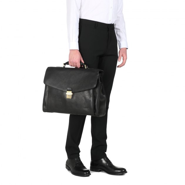 Мужской портфель GERARD HENON, Артикул 5281, черный | 913907. Ракурс 6