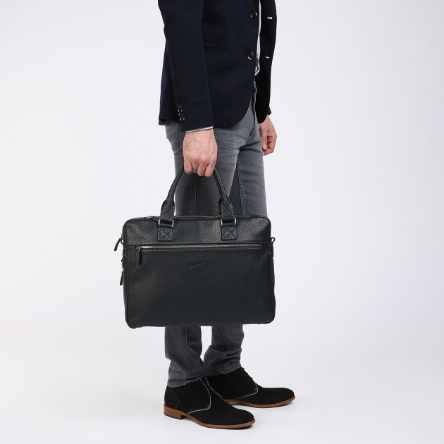 Мужская сумка для ноутбука GERARD HENON, Артикул R81670, темно-синий | 947918. Ракурс 6