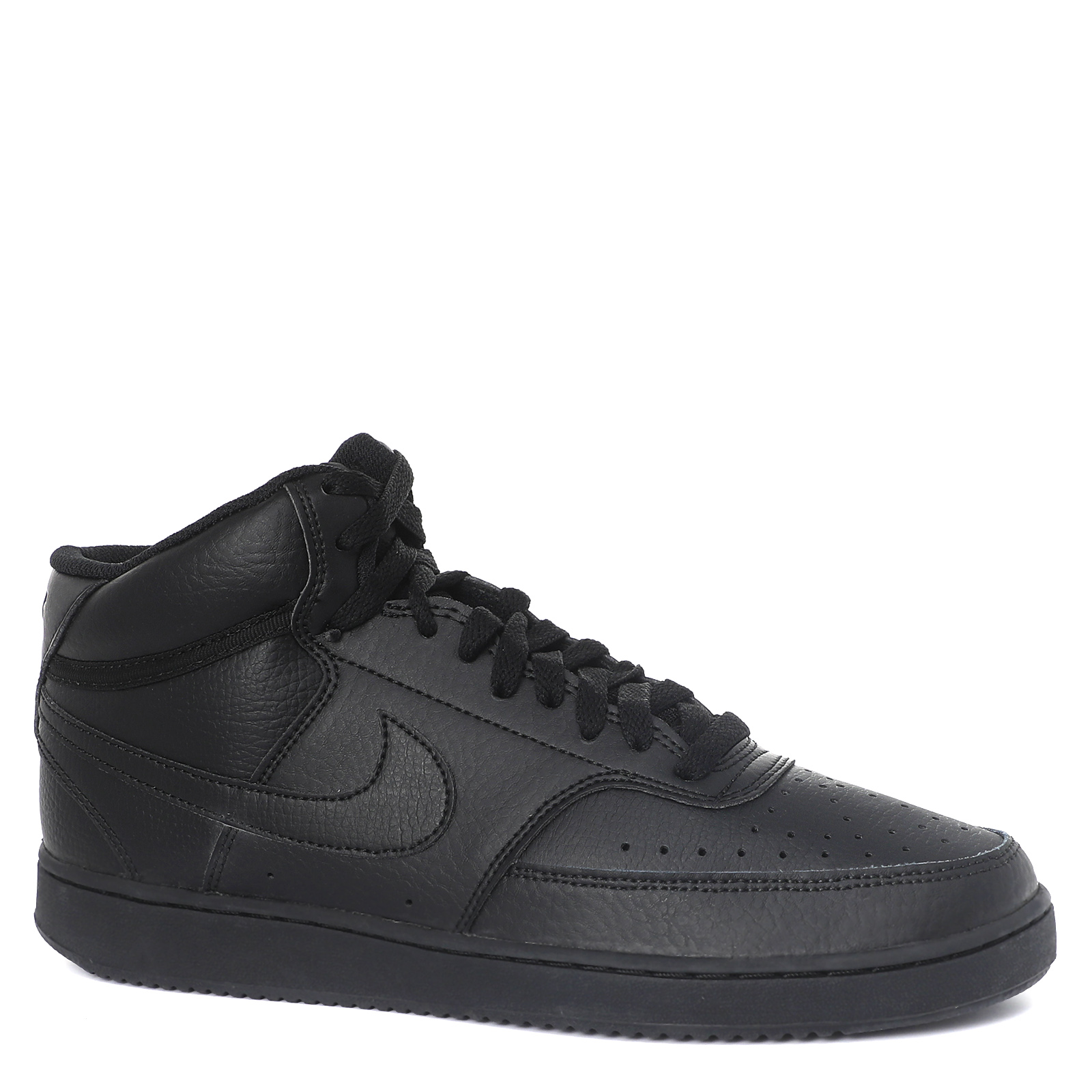 nike court vision mid black and white