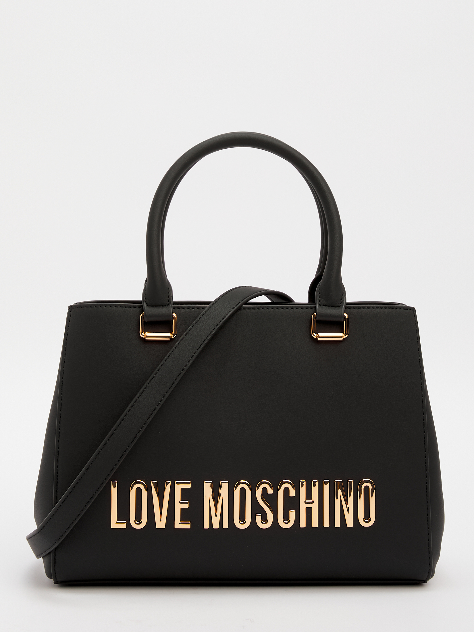 Сумка с ручками LOVE MOSCHINO BOLD LOVE JC4022PP FW24 ЧЕРНЫЙ