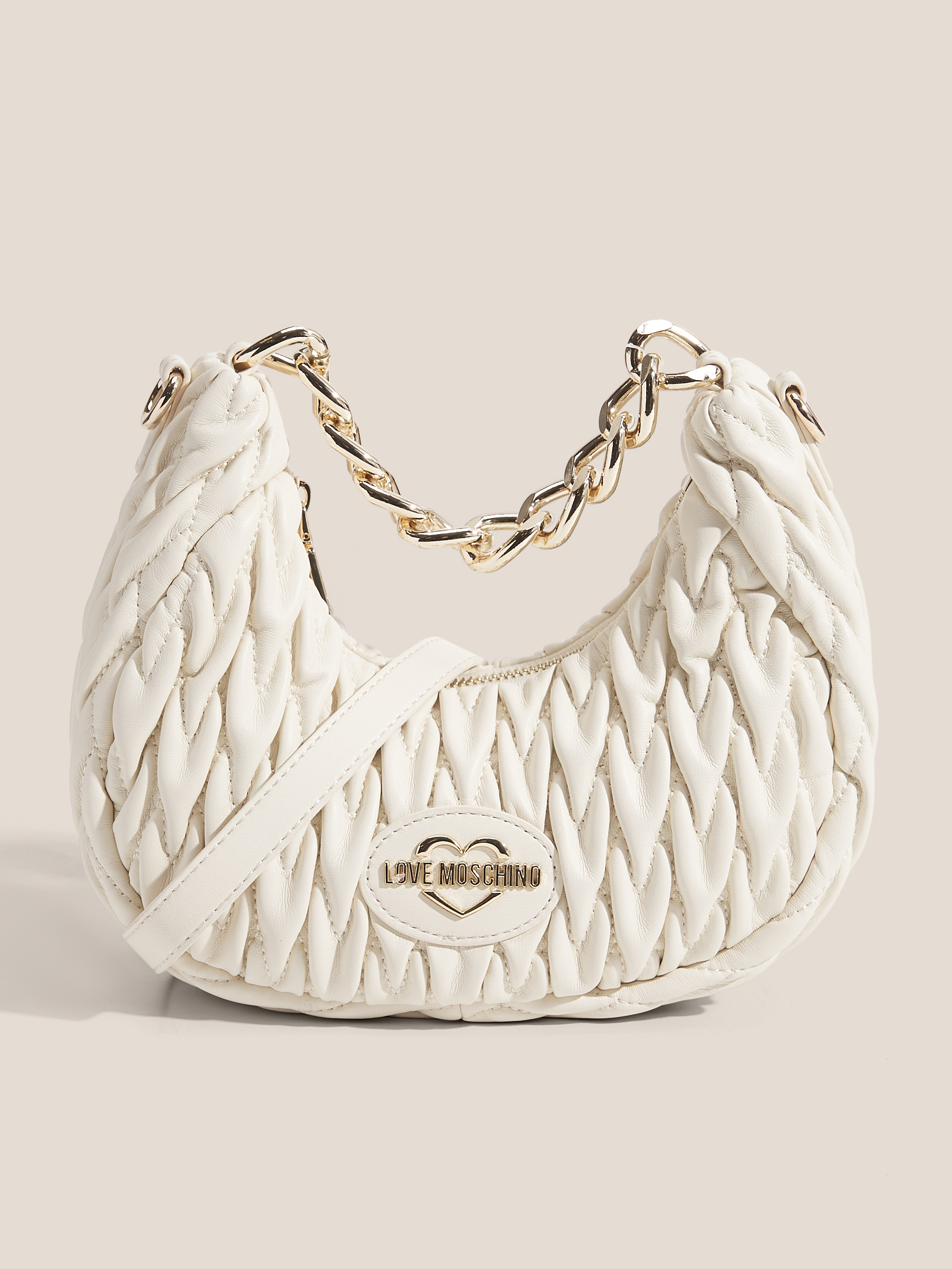 Сумка с ручками LOVE MOSCHINO DEMURE JC4014PP FW25 МОЛОЧНО-БЕЛЫЙ