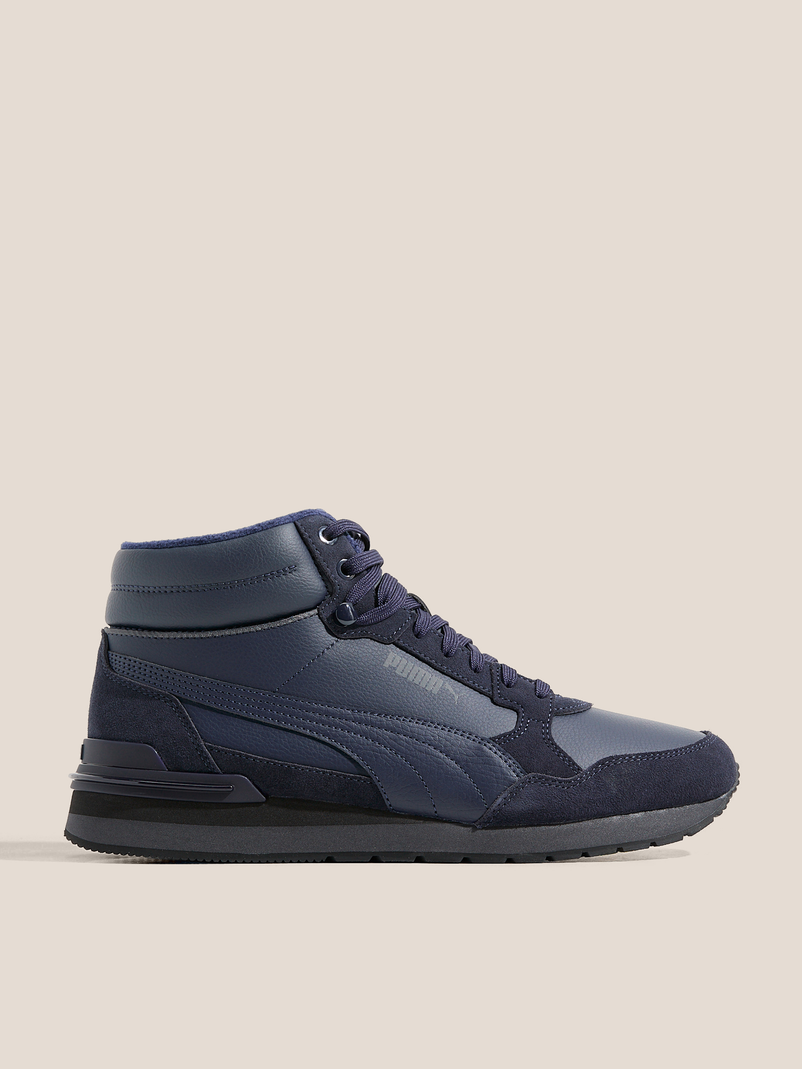 趣味 SPORT & STREET/16 Кроссовки PUMA ST RUNNER V4 MID SD 402894 ТЕМНО-СИНИЙ - купить в