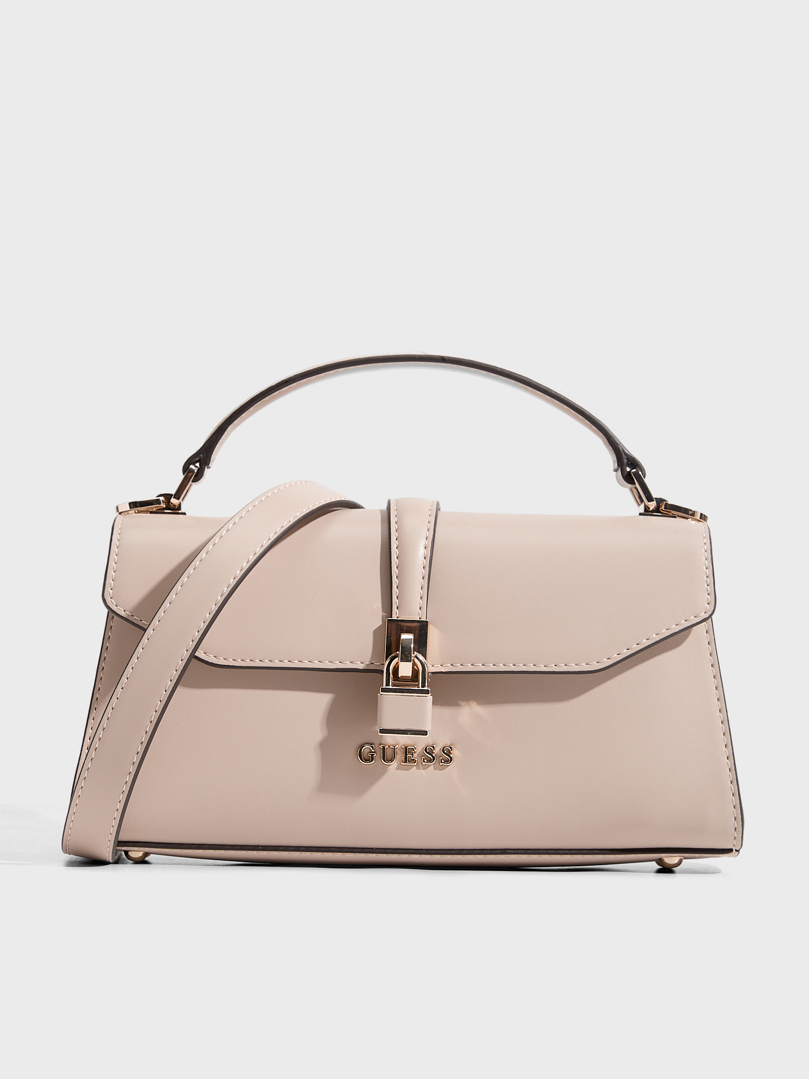 Сумка с ручками GUESS QUEENSLAND TOP HANDLE FLAP HWVG9655200 СЕРО