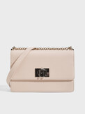 FURLA FURLA 1927 S CROSSBODY розовато-бежевый