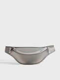 CALZETTI TRANSPARENT BELT BAG NEW темно-серый