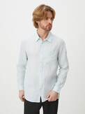 MAISON DAVID SHIRT бледно-голубой