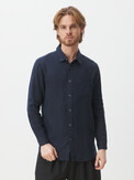 MAISON DAVID SHIRT черно-синий