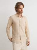 MAISON DAVID SHIRT бежевый