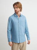 MAISON DAVID SHIRT приглушенно-синий