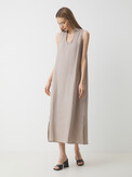 MAISON DAVID DRESS-2 серовато-бежевый