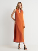 MAISON DAVID DRESS-2 коричнево-оранжевый