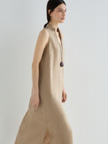 MAISON DAVID DRESS-2 зеленовато-бежевый