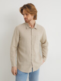 MAISON DAVID SHIRT песочно-бежевый