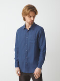 MAISON DAVID SHIRT серовато-синий