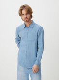 MAISON DAVID SHIRT небесно-голубой