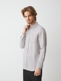 MAISON DAVID SHIRT бежевато-серый