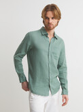 MAISON DAVID SHIRT приглушенно-зеленый