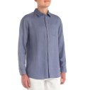 MAISON DAVID SHIRT серо-фиолетовый