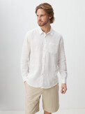 MAISON DAVID SHIRT молочно-белый