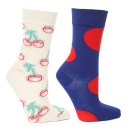 HAPPY SOCKS 2-PACK CHERRIES SOCKS GIFT SET XCHE02 мультицвет