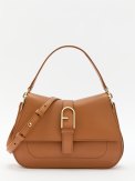 FURLA FURLA FLOW M TOP HANDLE карамельный