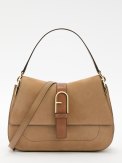 FURLA FURLA FLOW M TOP HANDLE темно-бежевый