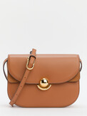 FURLA FURLA SFERA S CROSSBODY ROUND карамельный