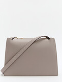 FURLA FURLA NUVOLA S CROSSBODY бежево-серый