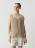 MAISON DAVID top3F_linen темно-бежевый